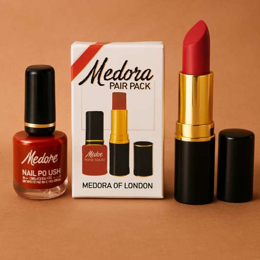 medora-2-in-1-lipstick-nail-polish-combo-premium-beauty-deal-with-matching-shades-includes-1-lipstick-1-nail-polish-red-maroon-1-flyingcart.pk