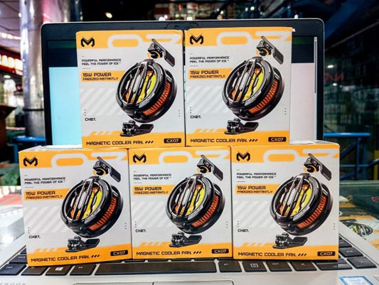 Memo CX07 Mobile Phone Magnetic Cooling Fan Radiator - Flyingcart.pk