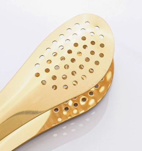 mini-stainless-steel-food-serving-tong-6-inch-strainer-tong-with-28-hole-flat-head-for-salad-ice-cubes-pastries-frying-tea-1-flyingcart.pk