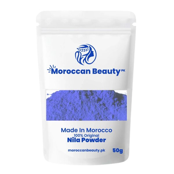 Moroccan-Blue-Nila-Powder-50g–Skin-Whitening-&-Brightening-Treatment-FlyingCart.pk
