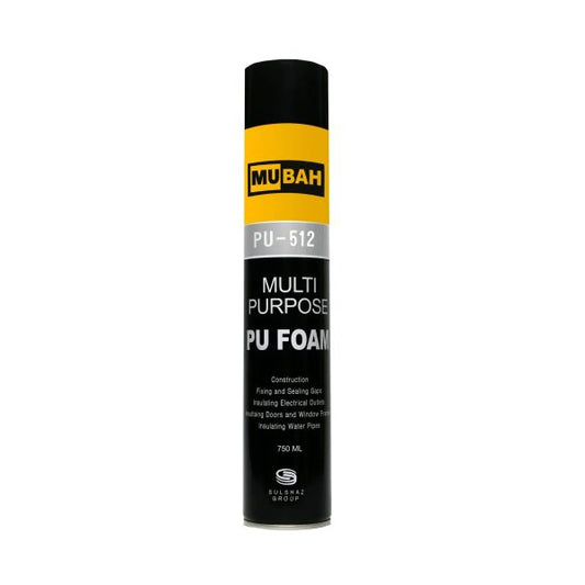 Mubah PU Foam Spray 750ml – High-Performance Expanding Sealant for Gaps, Cracks & Joints-Flyingcart.pk