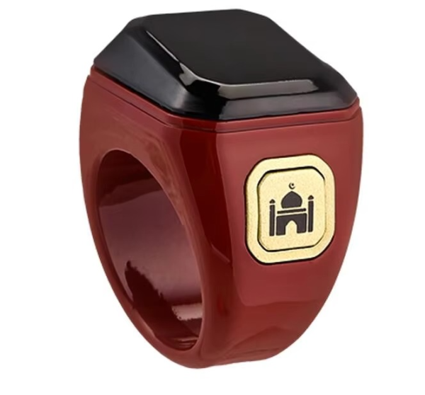 Smart Digital Tasbeeh Ring – Islamic Zikr Counter & Prayer Reminder (Random Color)-FlyingCart.pk