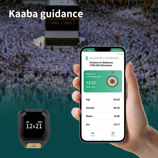 Smart Digital Tasbeeh Ring – Islamic Zikr Counter & Prayer Reminder (Random Color)-FlyingCart.pk
