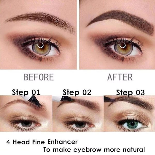 Natural Long-Lasting Eyebrow Pen - Flyingcart.pk