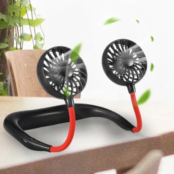 Mini Sports Fans 3 Gears Wearable Sport Fan - Flyingcart.pk