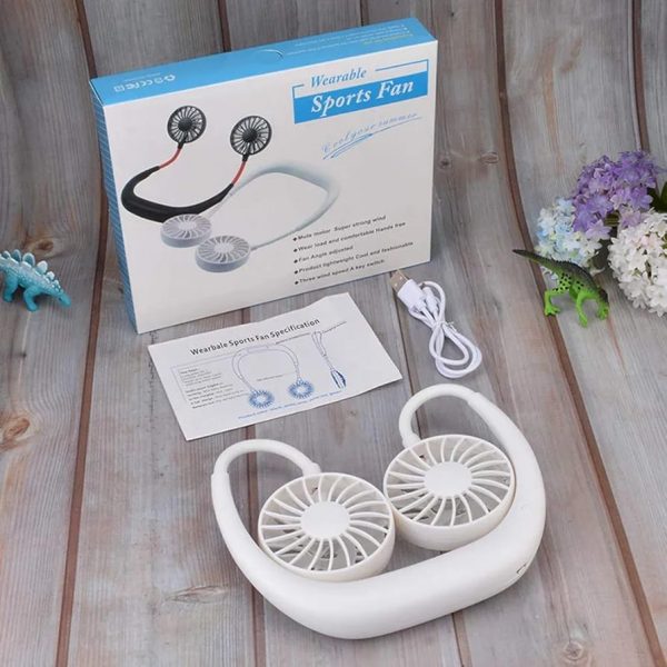 Mini Sports Fans 3 Gears Wearable Sport Fan - Flyingcart.pk