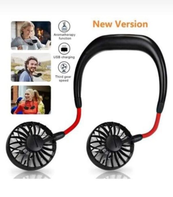 Mini Sports Fans 3 Gears Wearable Sport Fan - Flyingcart.pk