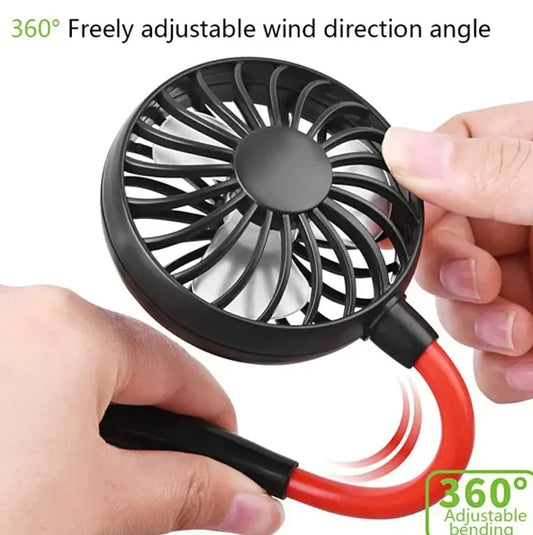 Mini Sports Fans 3 Gears Wearable Sport Fan - Flyingcart.pk