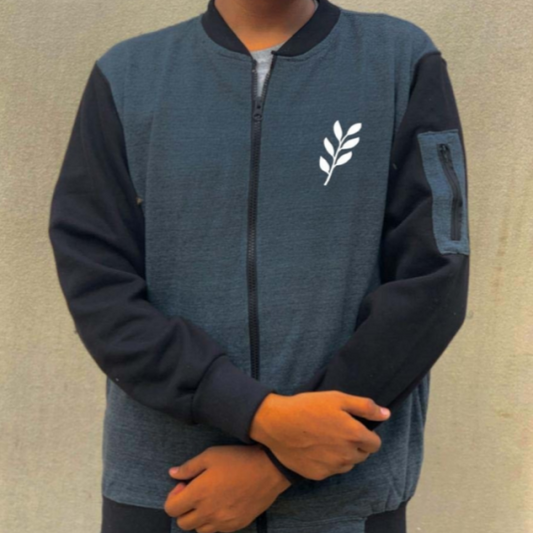 new-winter-collection-charcoal-grey-leaf-printed-zipper-jacket-for-men-boys-warm-stylish-fleece-outerwear-1-flyingcart.pk