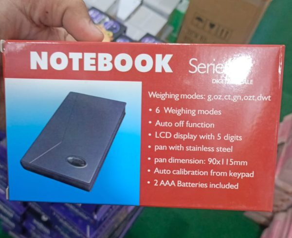 Note Book Style Digital Kitchen Baking & Jewelry Measuring Scale - Flyingcart.pk