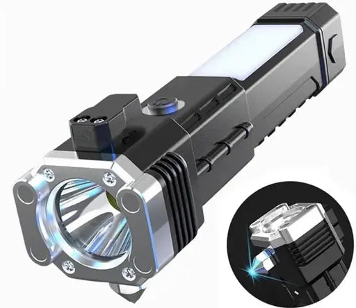 NW000383 Multi-Functional Rechargeable LED Flashlight - Flyingcart.pk