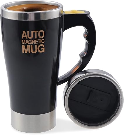 Auto Magnetic Mug – Electric Self-Stirring Coffee Mug - Flyingcart.pk
