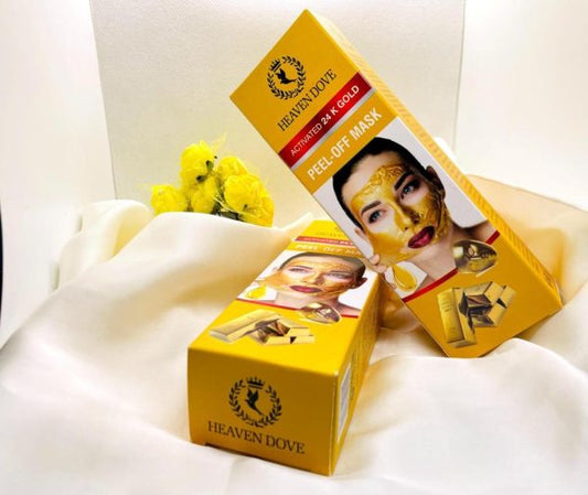 Heaven Dove 24K Gold Peel Off Mask – Anti-Aging & Deep Cleansing, 100ml-FlyingCart.pk