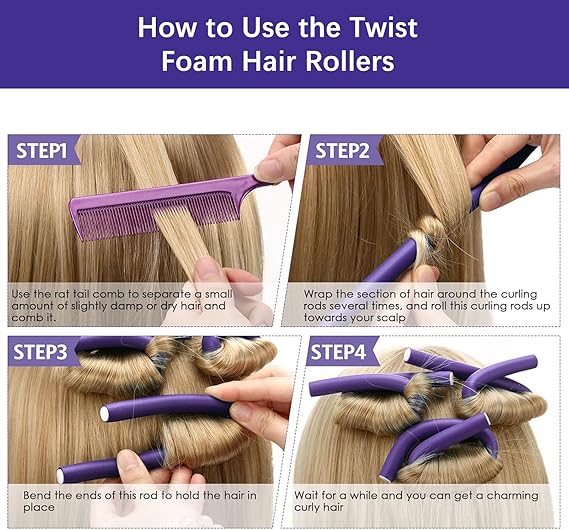 pack-of-10-hair-rollers-papilotten-hair-rollers-curls-without-heat-foam-curlers-for-women-random-color-1-flyingcart.pk