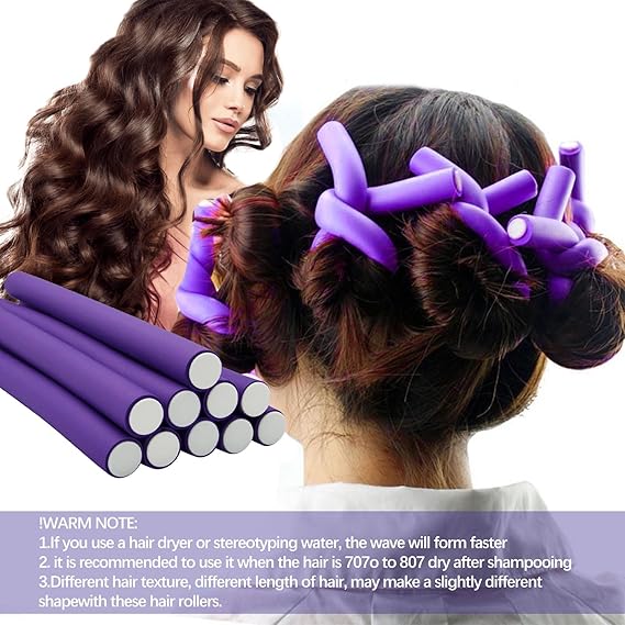 pack-of-10-hair-rollers-papilotten-hair-rollers-curls-without-heat-foam-curlers-for-women-random-color-1-flyingcart.pk