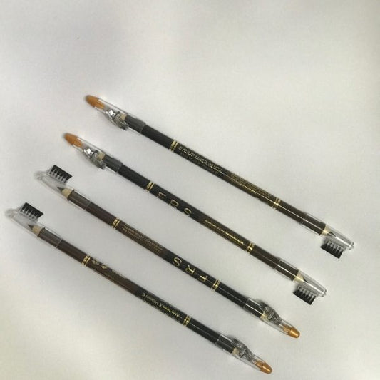 Pack Of 12 FRS Eyebrow Pencil 2 In 1 | Black & Brown - Flyingcart.pk