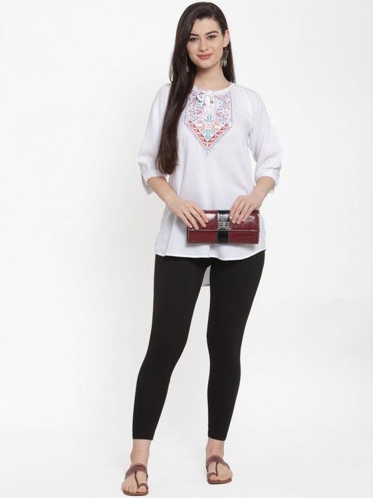 Pack of 2 Tights – White & Black - Flyingcart.pk