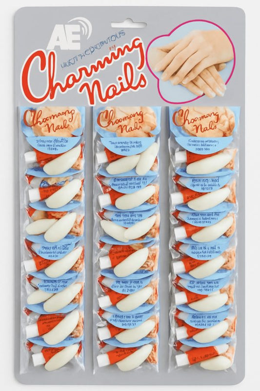 pack-of-24-charming-artificial-nails-with-glue-240-nails-24-glues-total-beautiful-nail-extensions-for-girls-women-3-flyingcart.pk