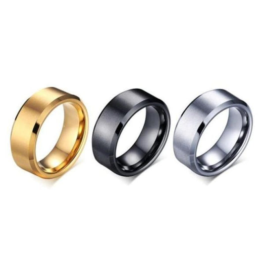 Pack of 3 Band Rings – Gold & Silver Plated Unisex Fashion Rings