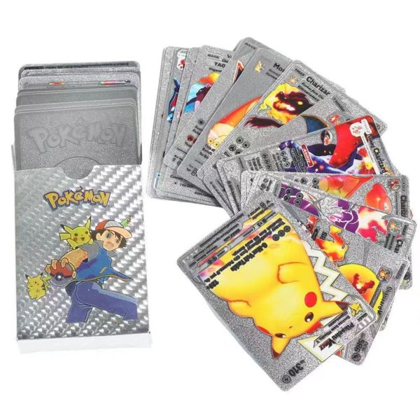 pokemon-plastic-cards-collection-box-52-cards-per-pack-3d-pokemon-trading-cards-durable-plastic-cards-gold-black-silver-color-options-premium-collectors-edition-gift-1-flyingcart.pk