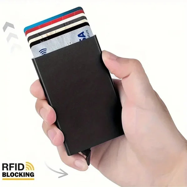 Anti-theft ID Credit Card Holder - Flyingcart.pk