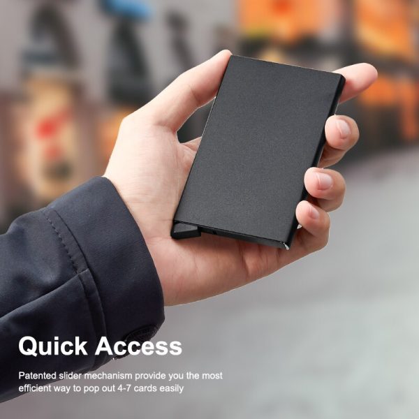 Anti-theft ID Credit Card Holder - Flyingcart.pk