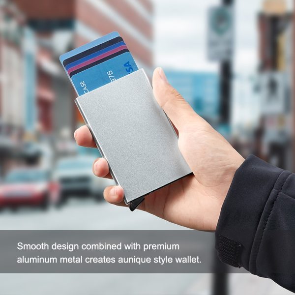 Anti-theft ID Credit Card Holder - Flyingcart.pk