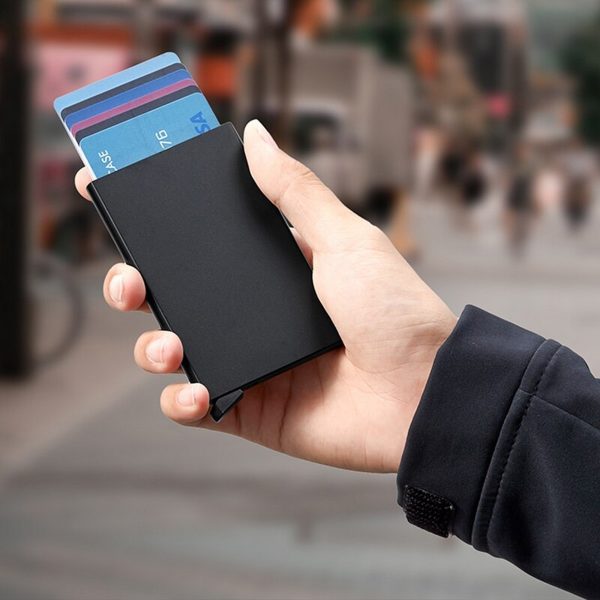 Anti-theft ID Credit Card Holder - Flyingcart.pk