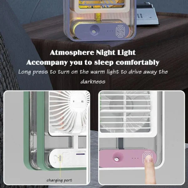 Portable Desktop Air Conditioner USB Mini Air Cooler