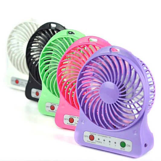 Portable Mini USB Fan Rechargeable Battery - Flyingcart.pk