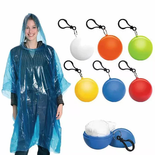 Portable Raincoat Ball – Disposable Waterproof Rain Cover - Flyingcart.pk