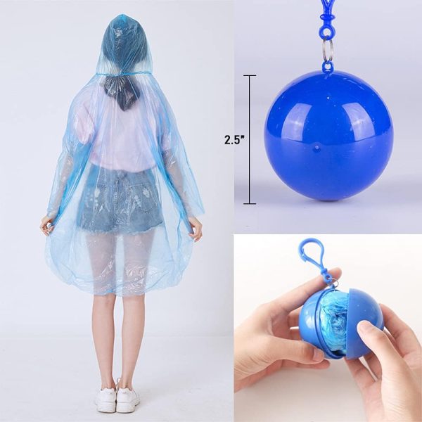 Portable Raincoat Ball – Disposable Waterproof Rain Cover - Flyingcart.pk