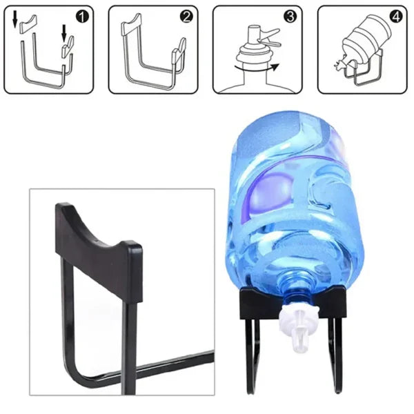 Portable Strong Water Dispenser Bottle Stand with Nozzle Tap - Flyingcart.pk