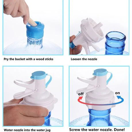 Portable Strong Water Dispenser Bottle Stand with Nozzle Tap - Flyingcart.pk