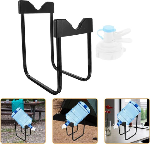 Portable Strong Water Dispenser Bottle Stand with Nozzle Tap - Flyingcart.pk