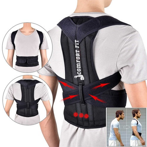 Adjustable Posture Corrector Belt – Back & Spine Support for Pain Relief | Shoulder & Backbone Support for Men & Women