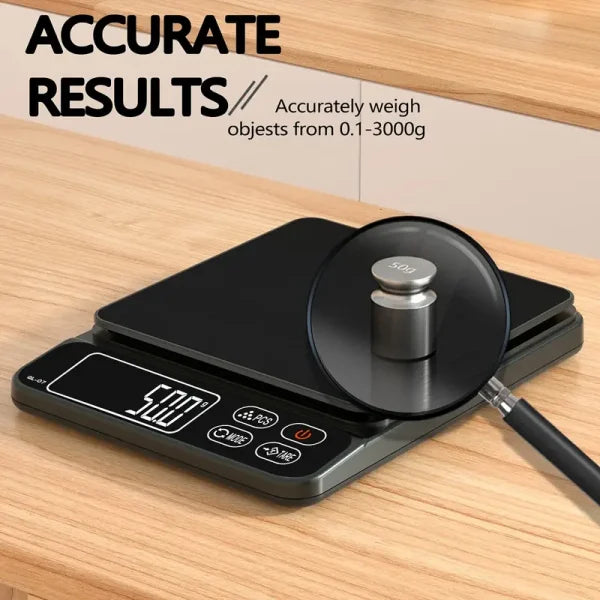 Precise Escort Digital Kitchen Scale with LCD Display - Flyingcart.pk