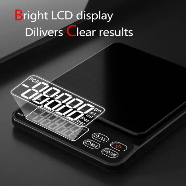 Precise Escort Digital Kitchen Scale with LCD Display - Flyingcart.pk