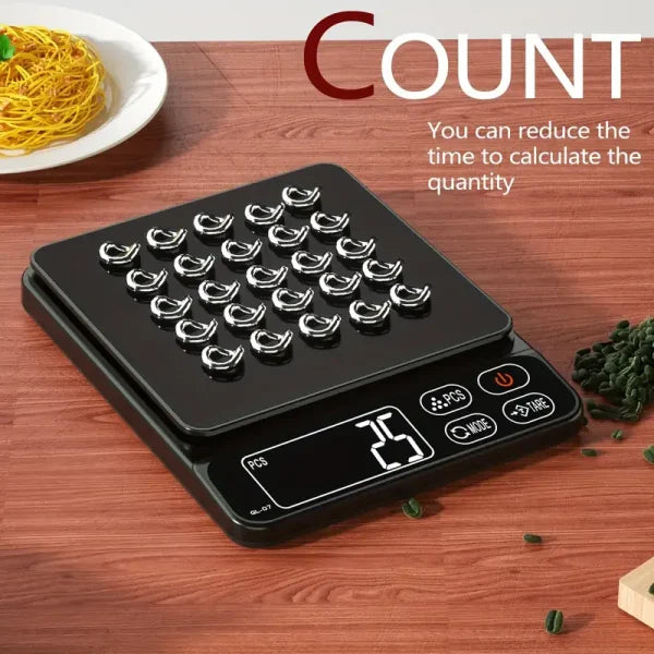 Precise Escort Digital Kitchen Scale with LCD Display
