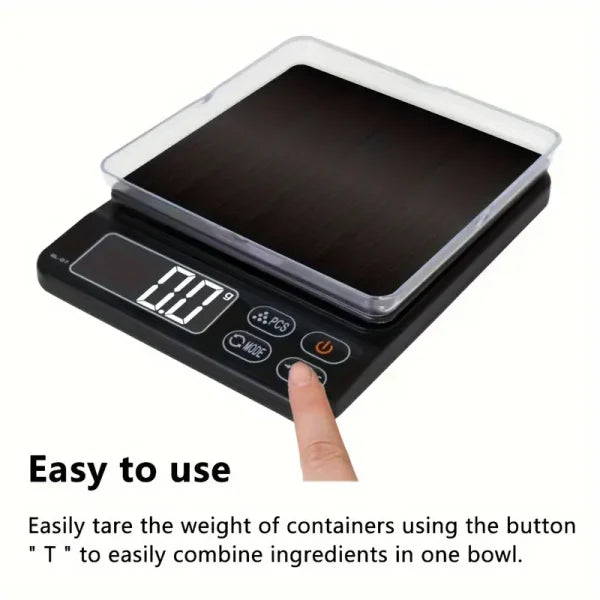 Precise Escort Digital Kitchen Scale with LCD Display