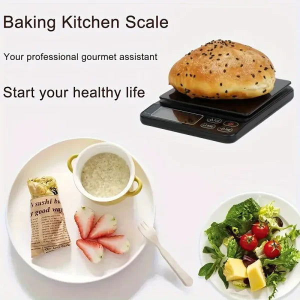 Precise Escort Digital Kitchen Scale with LCD Display