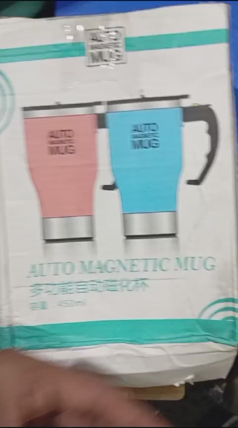 Auto Magnetic Mug – Electric Self-Stirring Coffee Mug - Flyingcart.pk