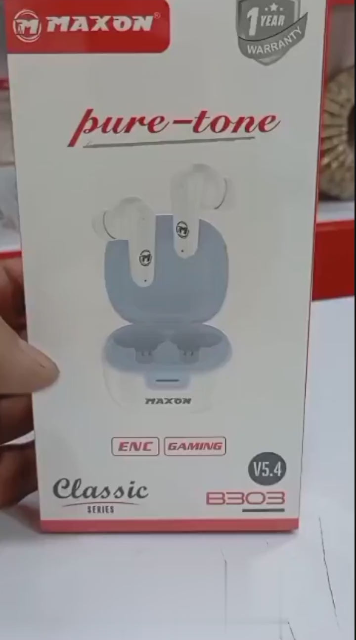 Maxon B303 Pure-tone Enc Gaming Earpods - Flyingcart.pk