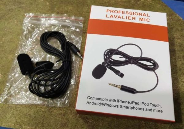 Professional Lavalier Microphone 3.5mm – Clip-On Mic - Flyingcart.pk