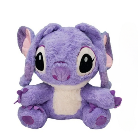 Purple Disney Angel Sitting Plush – 40cm - Flyingcart.pk