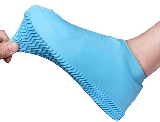Rain Boot Thicken Waterproof Silicone Gel Shoe Cover - Flyingcart.pk