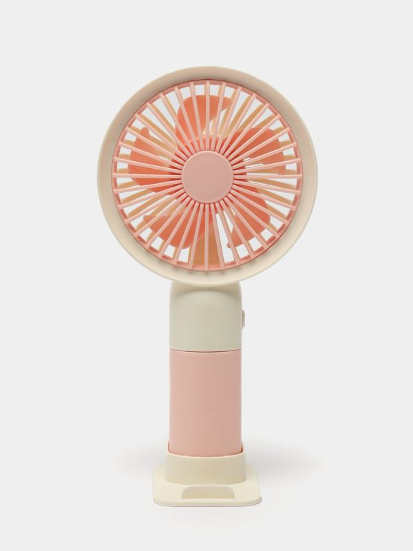 Rechargeable & Portable Handheld Fan with USB Charging and Mobile Phone Stand - Flyingcart.pk