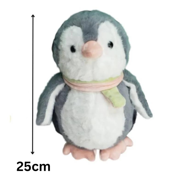 scarf-penguin-plush-figure-fluffy-soft-stuffed-animal-penguin-plush-toy-for-kids-25-cm-1-flyingcart.pk