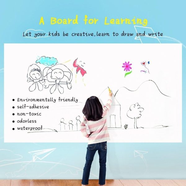 Self-adhesive Whiteboard Wall Decal Sticker - Flyingcart.pk