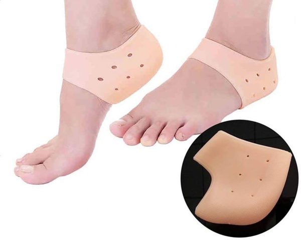 Silicone Anti-crack Half Heel Socks Set - Flyingcart.pk